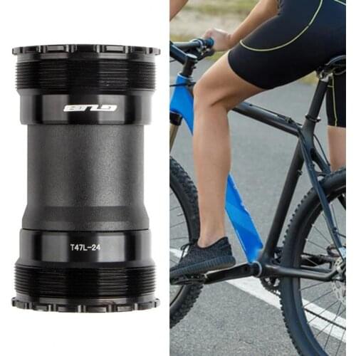 GUB T47L bottom bracket with threaded bearing bottom bracket for 24mm axis five-way aluminum alloy crankset bicycle repair parts