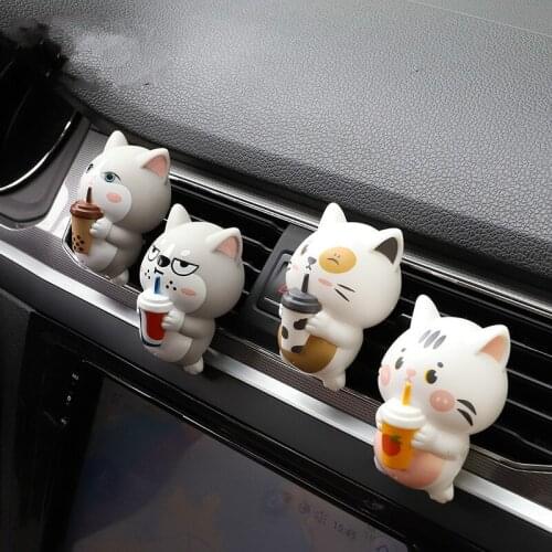 7.5x5cm Creative Cartoon Car Air Freshener Cute Car Perfume Auto Interior Decoration Ornaments Car Styling