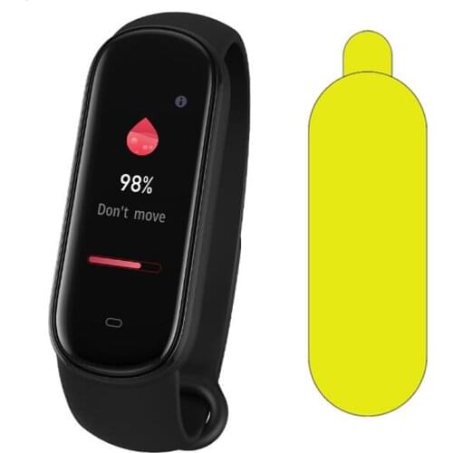 5pcs TPU Soft Smartband LCD Protective Film Guard For Amazfit Band 5 Band5 Smart Bracelet Wristband Full Screen Protector Cover