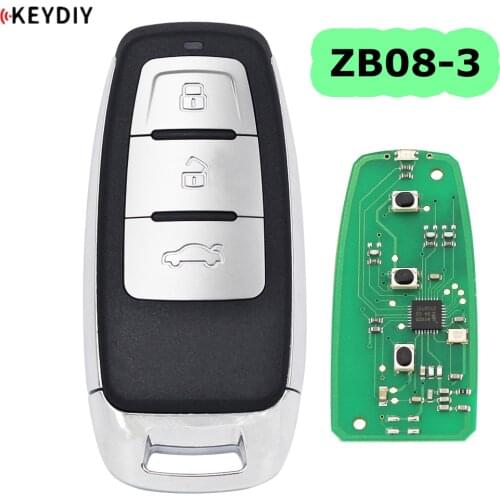 KEYDIY Universal Smart Key ZB08-3 for KD900 KD-X2 Car Key Remote Replacement Fit More than 2000 Models