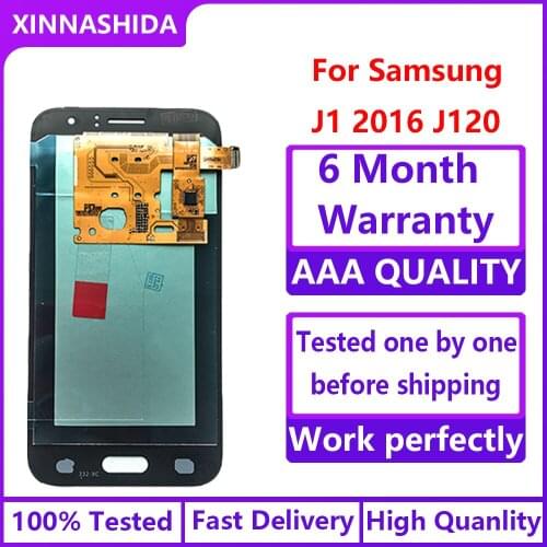 Lcds J120 For Samsung Galaxy J1 J120F J120DS J120G J120M J120H J120 LCD Display with Touch Screen Digitizer Assembly Sensor