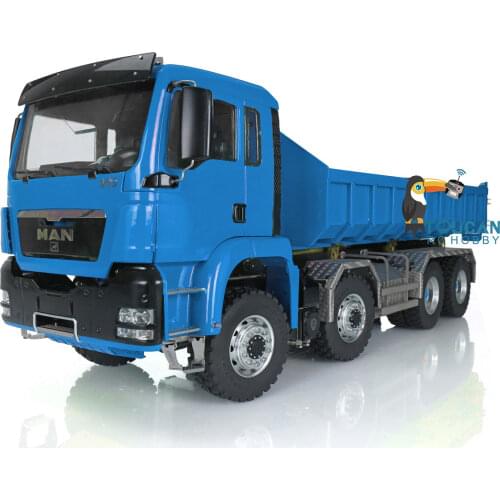 1/14 LESU RC MAN TGS 8*8 Dumper Truck Paint Hydraulic Lifting Roll On/Off Tipper THZH0478-SMT2