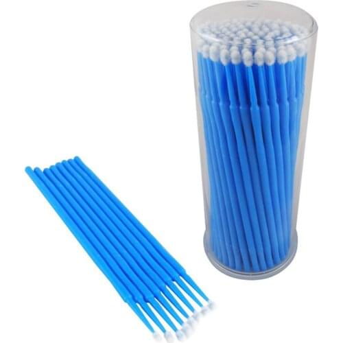100pcs Disposable Micro Applicator For Automotive Paint Chip Repair Car Gap Cleaning Tool