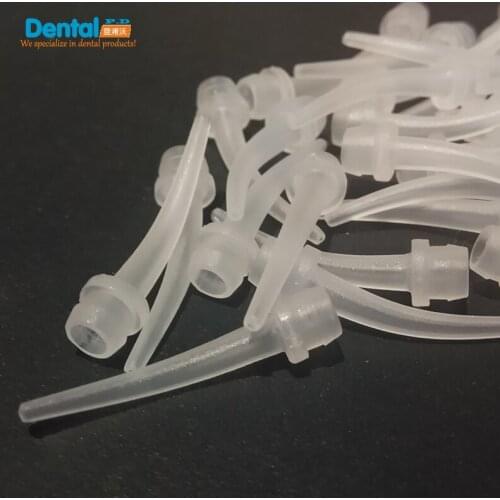 100PCS Dental Intraoral White 5.0mm mixing tips/ Impression Materials/ Silicon Rubber Head Free Shipping