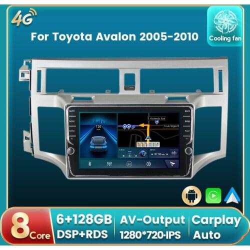 Android 11 DSP RDS Car Radio Auto Multimedia DVD Player For Toyota Avalon 2005-2010 GPS Navigation Auto carplay IPS BT