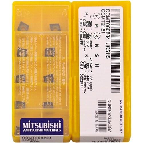 CCMT060204 UC5115 100% Original carbide insert with the best quality 10pcs/lot free shipping