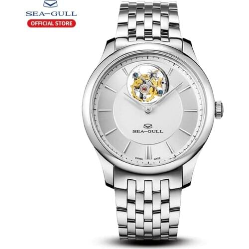 Seagull Top Brand Mens Tourbillon Automatic Mechanical Watch Luxury Sapphire Glass Business Watch Relogio Masculino