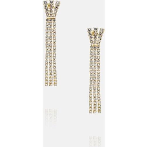 Женские золотые серьги CNVIAPRO China At AliExpress