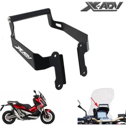 Smartphone Motorcycle Front Mount For HONDA X-ADV 750 XADV XADV750 GPS Bar Mobile Phone Holder GPS Black