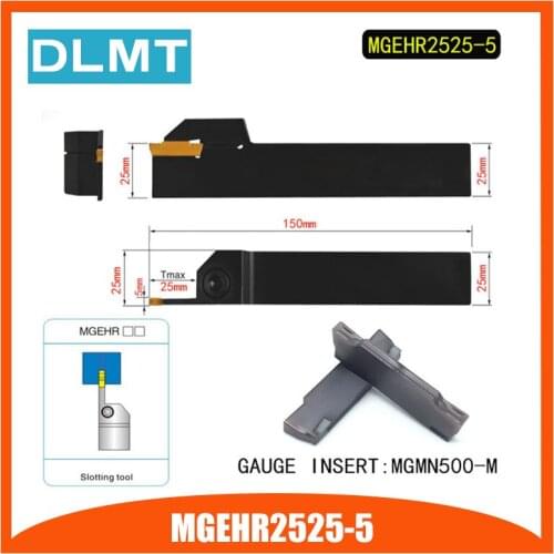 MGEHR2525-5 Extermal Parting and Grooving Turning Tool Holder For MGMN500 Insert Right Hand Bars MGMN 500