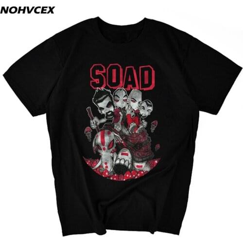 Soad System Of A Down Rock Band Logo Design MenS T Shirt Boy Cool Tops Hipster Printed Summer