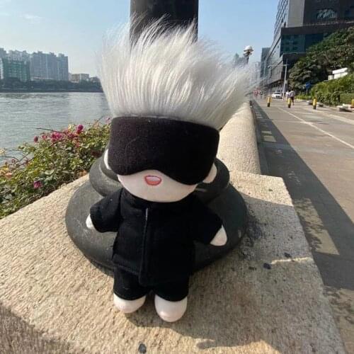 Gojo Satoru Plush Jujutsu Plushie Doll Clothes Changeable Toy Cute Anime Gift Jujutsu Kaisen Merch 20cm 7.8 inch