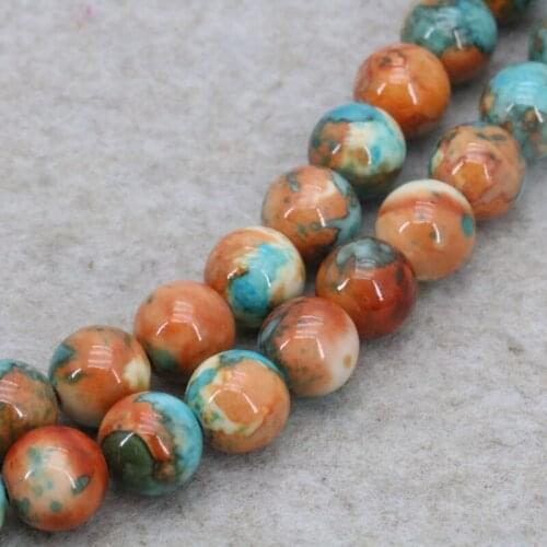 New Arrival Riverstones Loose Beads 10mm DIY Manual Round Stone Women Jewelry Making Design Gift Wholesale and Retail 15inch