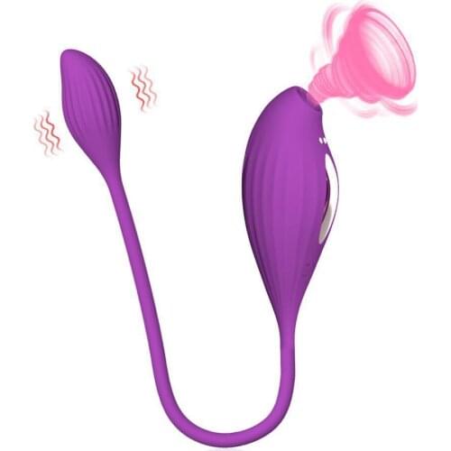 Powerful Clit Sucker Love Egg Ball Erotic Goods Clitoris Stimulator Vibrating Sex Toys For Women Sucking Vibrator Butt Plugs