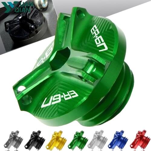 Motorcycle M20*2.5 Engine Oil Filter Cup Plug Cover Screw For Kawasaki ER-6N er-6n ER6N er6n motorcross accessories