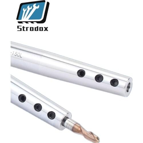 Perforated Side Fixed Extension Rod Straight Shank Extension Straight Shank Collet Chuck Holder CNC Milling Lathe Extension Rod