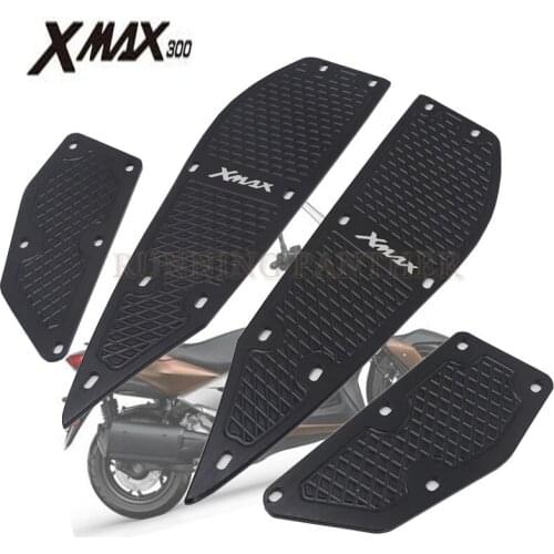 For yamaha xmax 300 1 Set 4 PCS Footrest Pedal Plates x max 300 Motorcycle Scooter Accessories xmax 300 For yamaha Foot Rest Pad