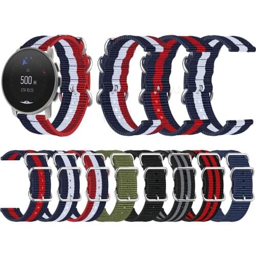 Fabric Band Wristband For SUUNTO 9 PEAK Woven Nylon Watch Strap For SUUNTO 3 Watchband Bracelet correa Replaceable accessories