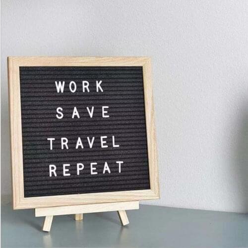 Nordic Room Decoration Wooden Board With Letters Wooden Stands Kids Room Living Room Decoration Felt Wood Sign Boards Nice Gifts