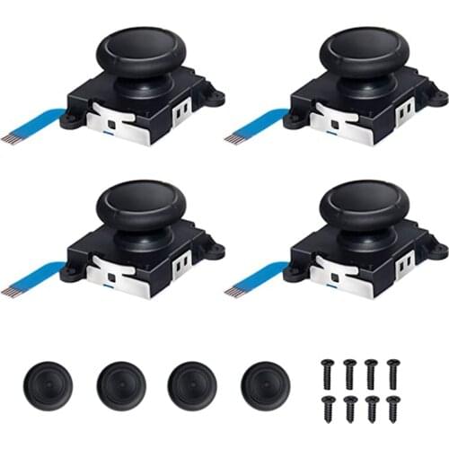 Joycon Joystick Replacement 4 Pieces Replacement Joystick Analog Thumbstick Used for Switch Joy-Con controller and Switch Lite