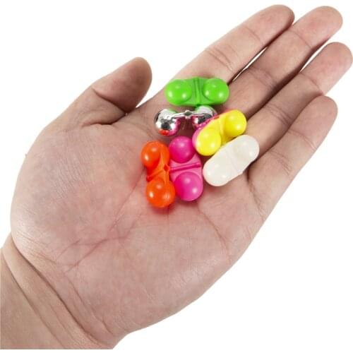 10pcs Fishing Bell Float Twin Bell Ring Aluminum Alloy Fishing Bite Alarm Outdoor Fishing Tools