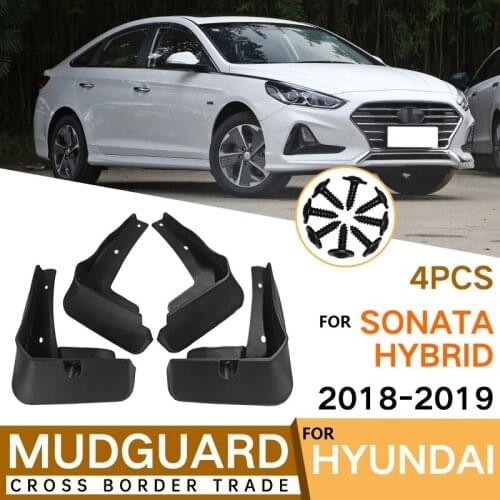 4 PCS Mudflap For HYUNDAI Sonata hybrid version 2018-2019 Front Rear Car Fender Mud Flaps Guard Splash Flap Mudguards