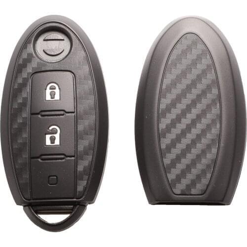 Kutery 10pcs Remote Car Key Case Silicone Protect Shell For Nissan X-Trail 370Z Cube Micra Qashqai Juke Leaf Tiida Cube Versa