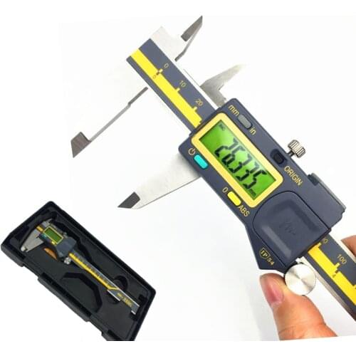 Terma Accuracy 0.005mm IP54 water proof 150mm 6inch digital vernier caliper micron electronic caliper thickness micrometer gauge