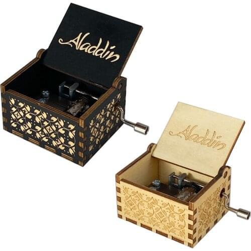 Wooden Music Box, Retro Carved Music Box, Childrens Toys, Birthday Gifts, New Year Gifts