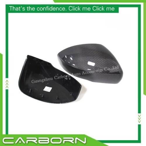 For Range Rover Sport, for Range Rover Vogue 2014-ON Replacement Type Gloss Black Carbon Fiber Mirror Cover Body Side Mirrors