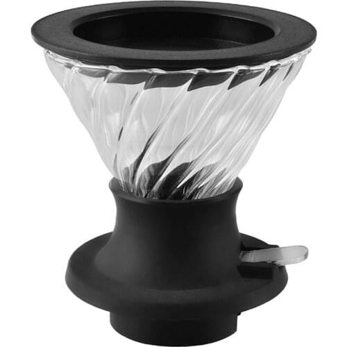 Coffee Maker Coffee Filter Pot Reusable Coffee Filters Cup Barista Tool Coffee Funnel, 360ml
