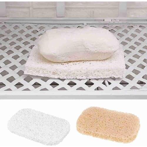 1pcs Draining Non-slip PVC Soap Mat Keep Dry Mildew-proof Soap Pad Eco-Friendly Soap Saver Tray Bathroom Gadget Sponge Holder