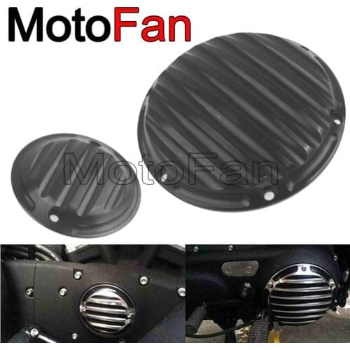 Motorcycle Derby Timer Cover Timing Covers Black for Harley Davidson Iron 883 XL883N Special Edition XL883N Sportster 883 Custom