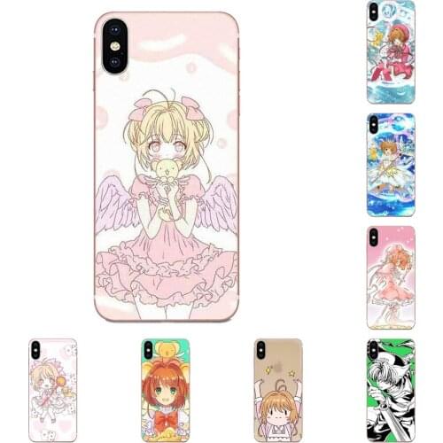 Soft TPU Protector Sakura Card Captor Cardcap For LG G3 G4 G5 G6 G7 K4 K7 K8 K10 K40 K50 Q6 Q60 V10 V20 V30 V40 Nexus 5 5X 2017