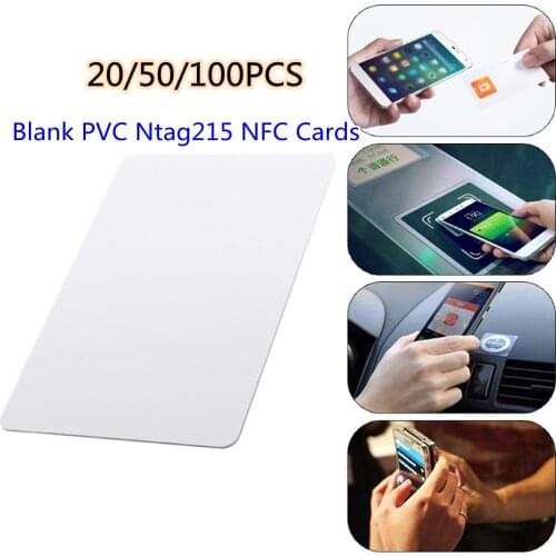 NFC Cards Rewritable Blank PVC Ntag215 NFC Cards for Tagmo Amiibo Games All NFC-Enabled Mobile Phone Devices Access Control Card