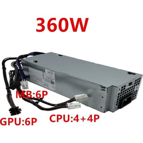New Original PSU For Dell 3080 7080 7071 7070 3050 5050 7050 3250 3665 3660 3669 3667 3668 360W 6Pin Power Supply L360EBM-00