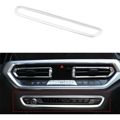 Car Panel Center Control Volume Button Frame Cover Trim For BMW 3 Series G20 G28 325i 330d 335 2019 2020