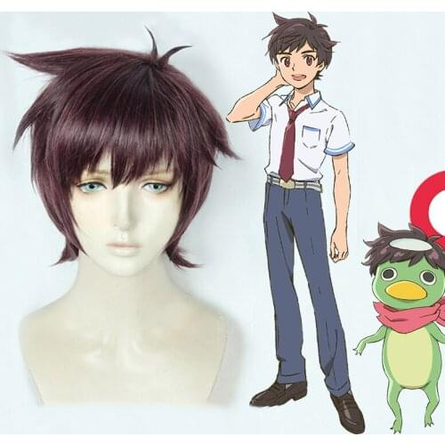 Anime Sarazanmai Cosplay Wigs Kazuki Yasaka Cosplay Wig Heat Resistant Synthetic Wig Hair Halloween Carnival Party Game Wig