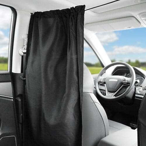 Commercial Auto Vehicle Air-Conditioning Sunshade Privacy Curtain Car Front Rear Isolation Curtain Sealed Taxi Partition Protect