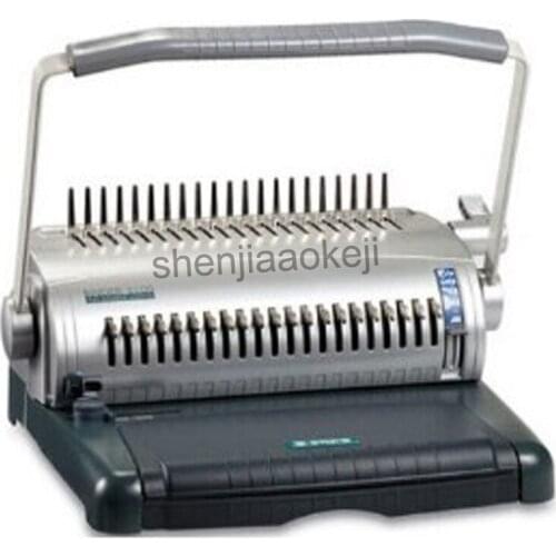 A4 Manual Binding machine S100 comb type rubber ring Binding machine folder bar binding machine 21 holes