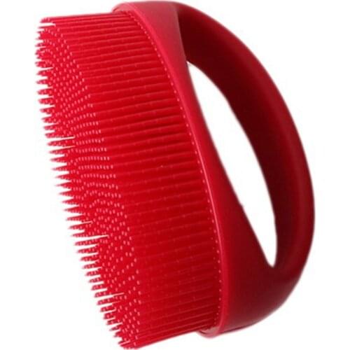 Back Scrubber Silicone Bath Brush for Wet and Dry Brushing, for Shower Showering Exfoliating Silicone Body Scrubber