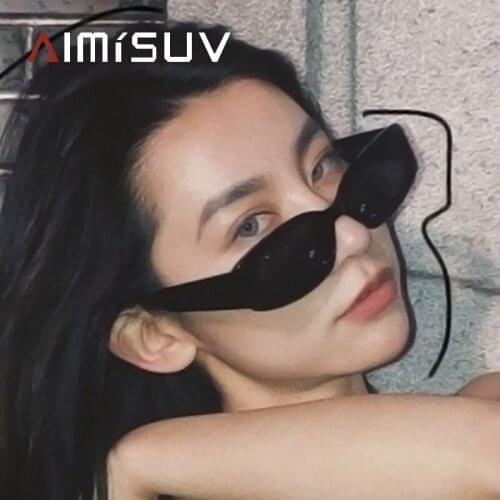 AIMISUV Small Sunglasses Women Retro Luxury Brand Sunglasses Female Gradient Sun Glasses for Male Mirror Oculos De Sol Femini