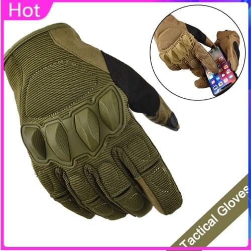 Military Tactical Gloves Hunting Shooting Hiking Climbing Cycling Gloves Touch Screen Full Finger Airsoft Gym Army Camping Glove