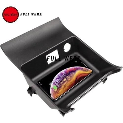 1 pc Car Wireless Phone Charger for Ford Mondeo 15-19 Fast Charging Holder Plate Car Styling Interior Accessories