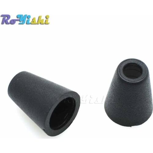 100pcs/pack Bell Stopper Cord Ends Lock Stopper Plastic Black Toggle Clip for Paracord Clothes Accessories