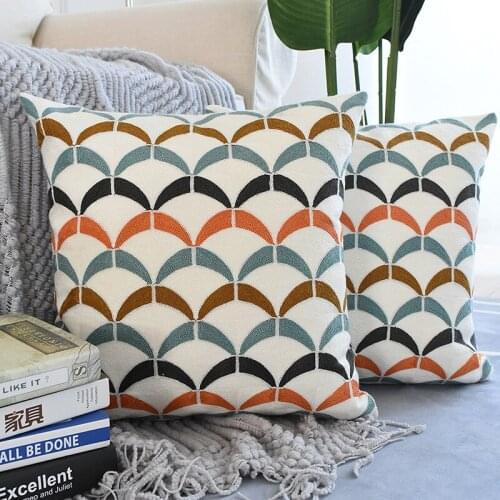 2020 New Blending Decorative Throw Waist Cushion Covers Cases Pillow Case Decoration for Home Decoration Maison Home Textiles