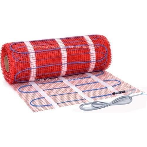 230V Electric Under Floor Tile Heating Self Adhesive Mat Kit System Parts For Bathroom Kitchen Warming