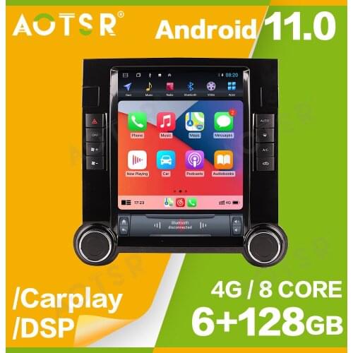 Android 11 Octa Core 6+128G For Volkswagen Touareg 2003-2010 Car Stereo Radio with Screen Tesla Radio Player GPS Navigation