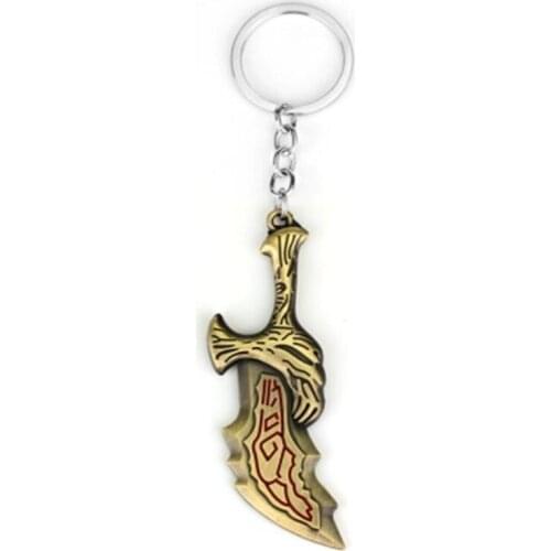 Dota2 Weapon Model Keychain Butterfly Sword Key Chains Personalised Key ring Men Women Trinket Car Bags Keyholder Metal keyring
