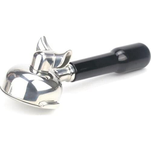 58MM Stainless Steel Coffee Machine Bottomless Filter Holder Portafilter for Rocket/ Expobar Double Mouth/ E61/ FAEMA